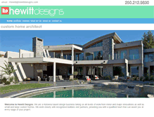 Tablet Screenshot of hewittdesigns.com